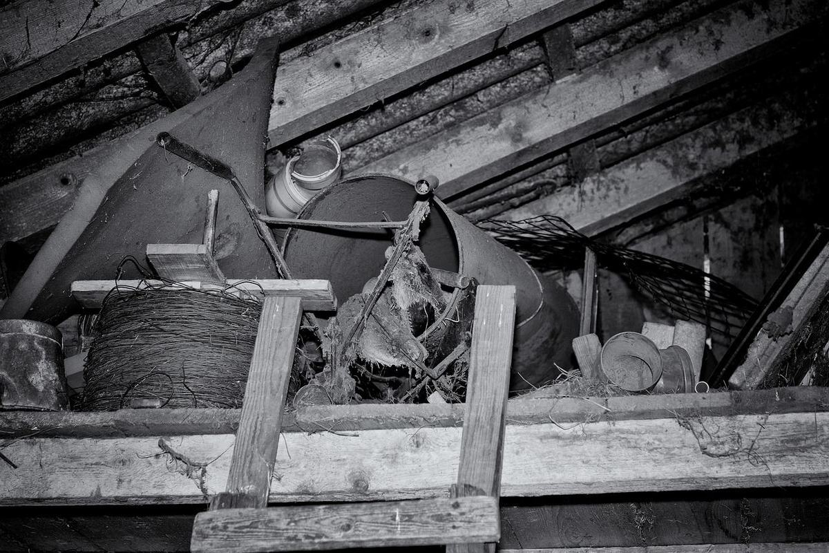 Unfinished attic framing in a Chattanooga-area home, ready for spray foam insulation